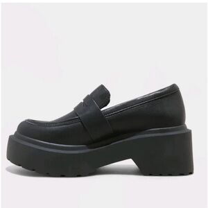 Black Platform Loafers